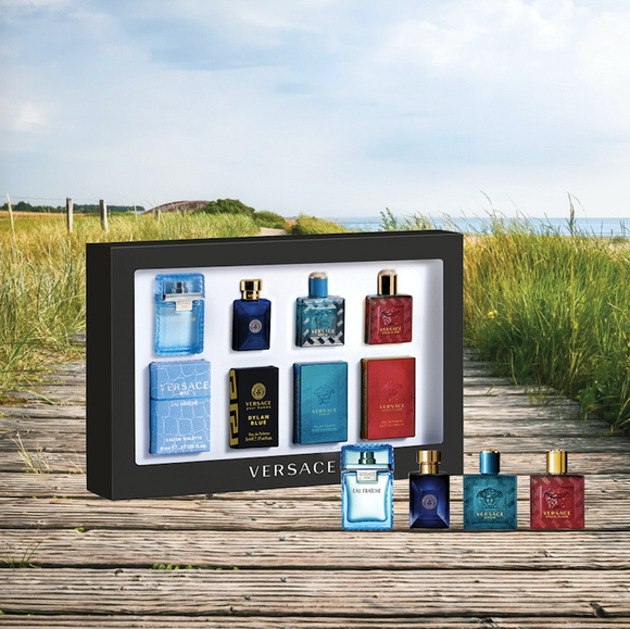 Versace mens miniatures gift top set